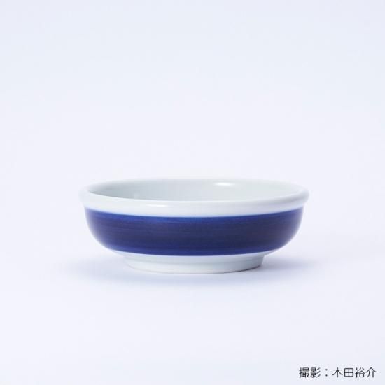 白青 中鉢(縞柄・太)【砥部焼】