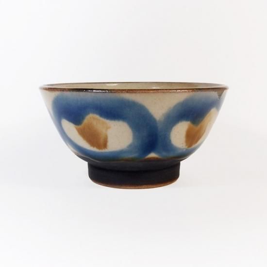 ノモ陶器製作所 (野本周)|4寸マカイ(お茶碗) コバルト 【やちむん】