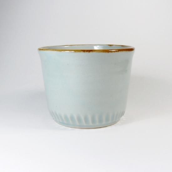 原村俊之(2020製陶所) │うろこ フリーカップ ブルー【磁器】