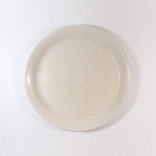 豊田雅代 鋳込 絵皿A(小) 白色