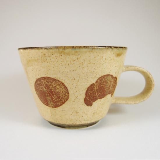 かとうようこ コーヒーカップ パン(イエロー)