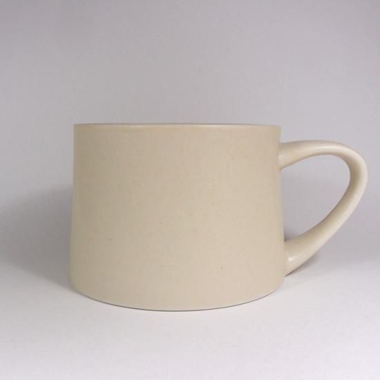 KANEAKI SAKAI POTTERY flat S mug(アイボリー)