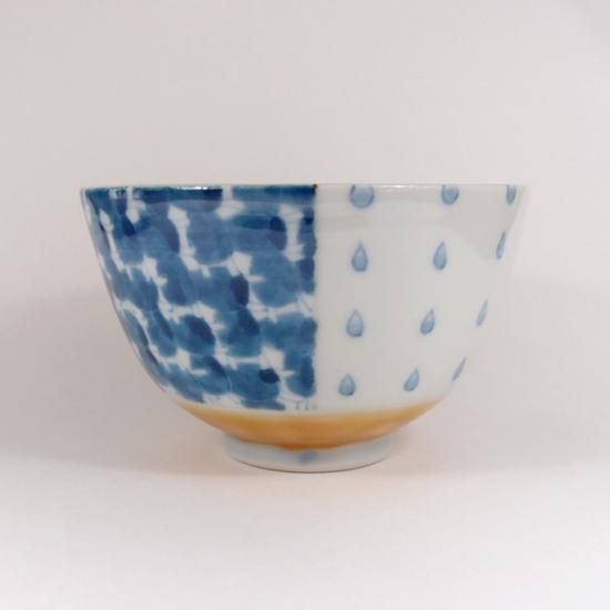 北尾正治・マキ トピ柄 お茶碗 小(黄)A