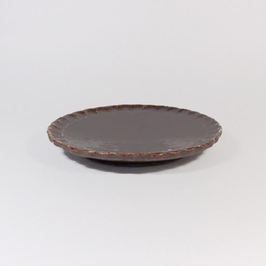 伊藤豊 花小皿(茶)【美濃焼】
