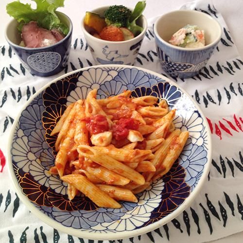 中川ひかり 和柄ですが洋食にもよく合います